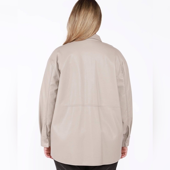 Dex Plus PU Shacket - Picture 3 of 3